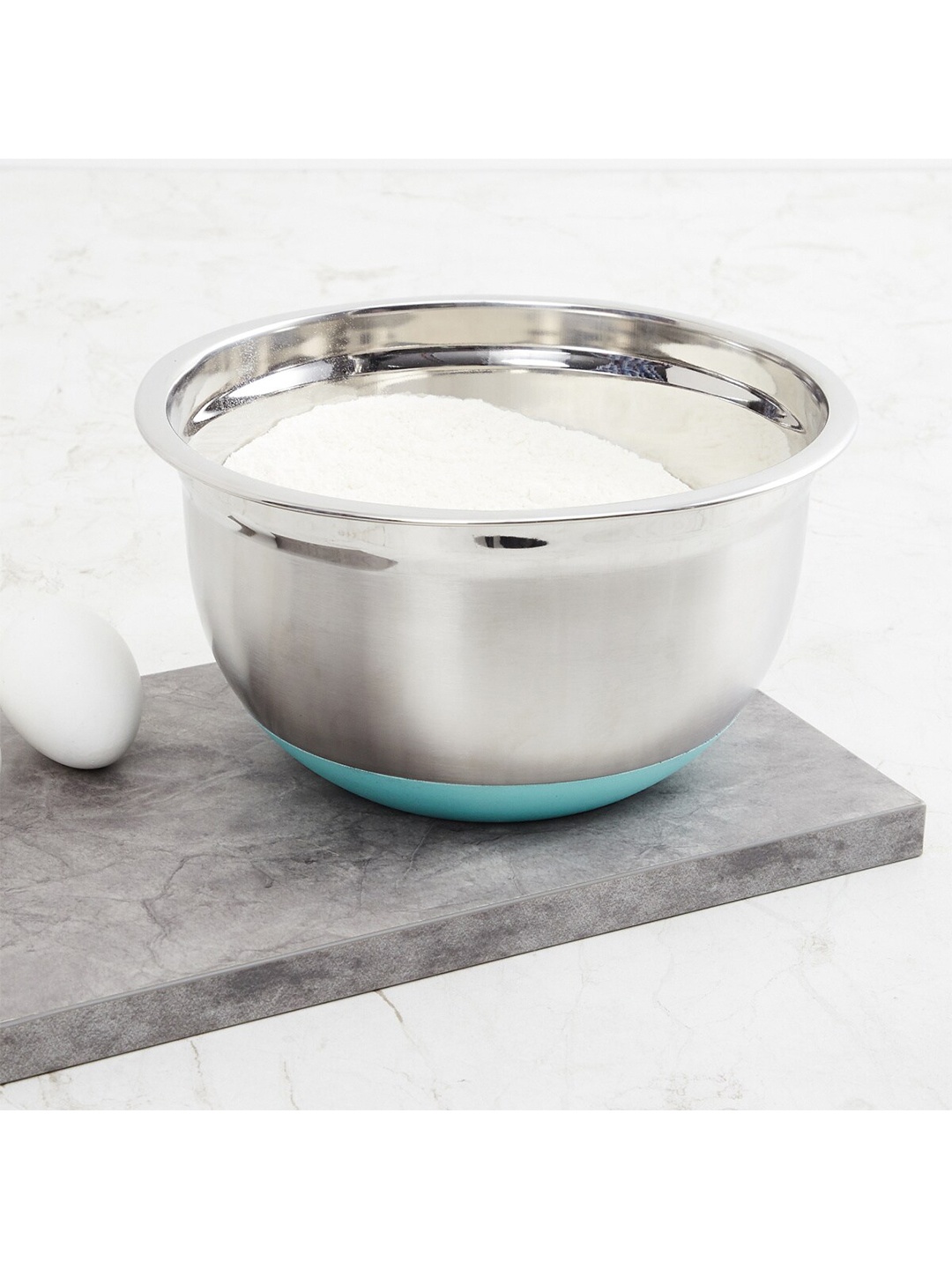 

Home Centre Teal & Steel 1 Piece Stainless Steel Matte Bowl