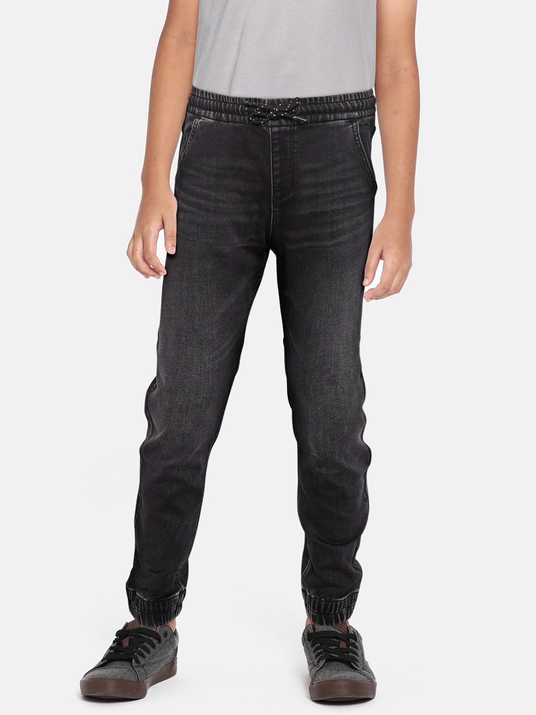 

Marks & Spencer Boys Black Jogger Light Fade Stretchable Jeans