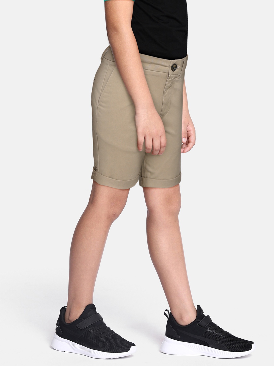 

Marks & Spencer Boys Khaki Solid Chino Shorts