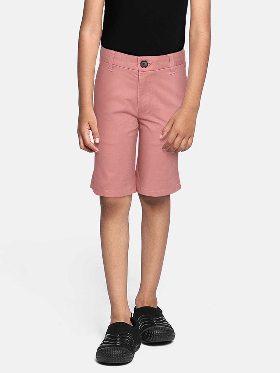 

Marks & Spencer Boys Dusty Pink Solid Chino Shorts
