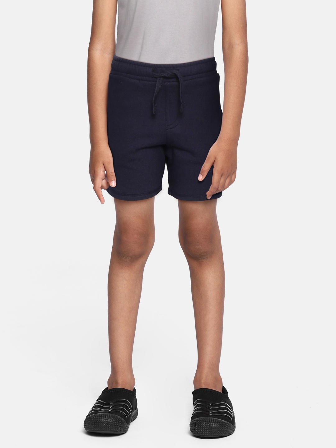 

Marks & Spencer Boys Navy Blue Solid Regular Fit Shorts