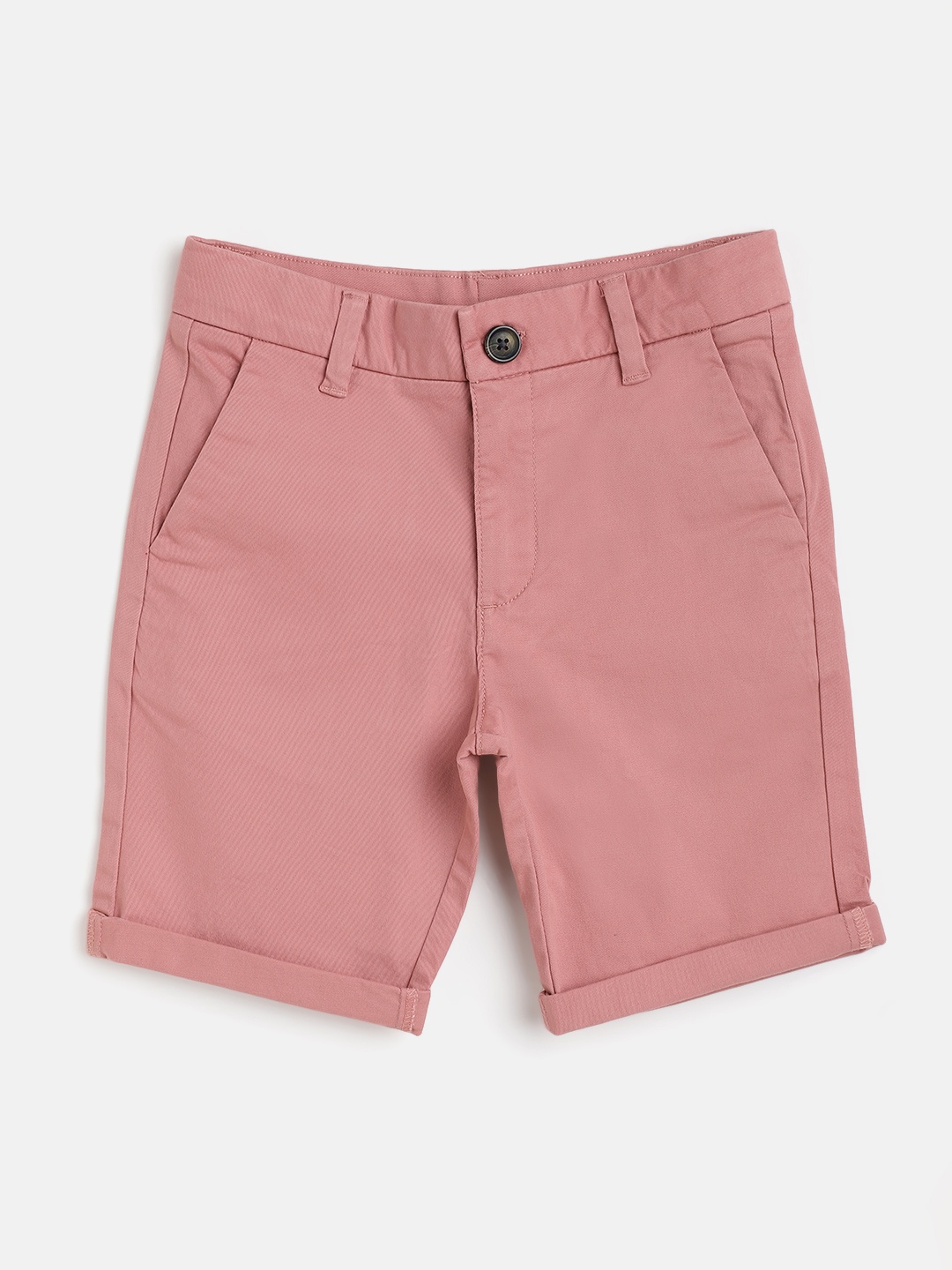 

Marks & Spencer Boys Peach-Coloured Stretchable Chino Shorts