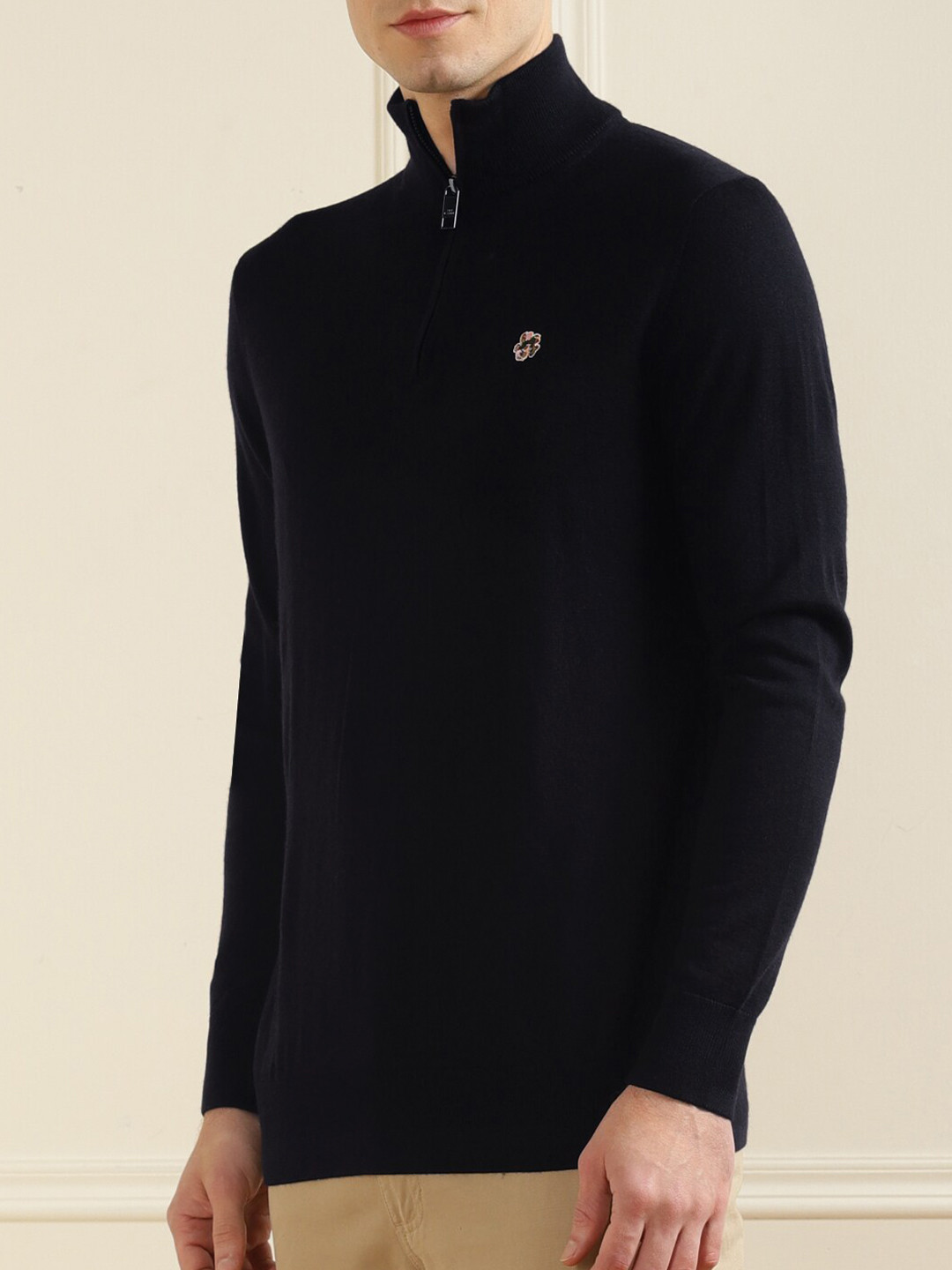 

Ted Baker Men Navy Blue Pullover