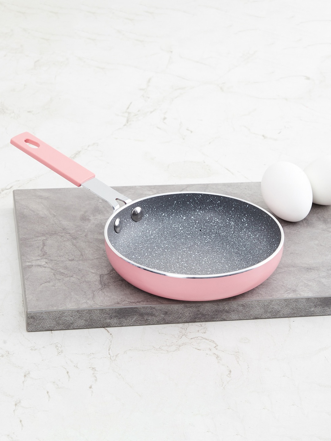 

Home Centre Pink Bakers Pride Claire Pink Aluminium Mini Frying Pan