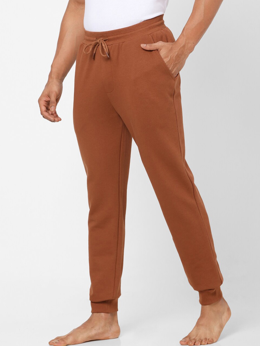 

Ajile by Pantaloons Men Brown Regular Fit Lounge Pants