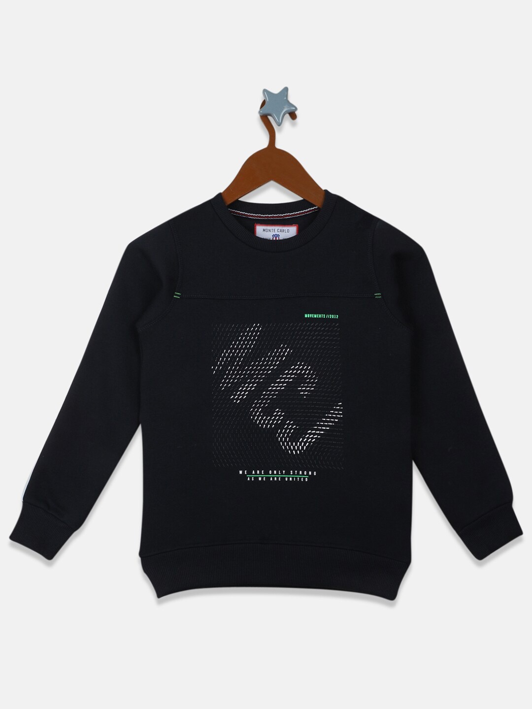 

Monte Carlo Boys Charcoal Printed Sweatshirt