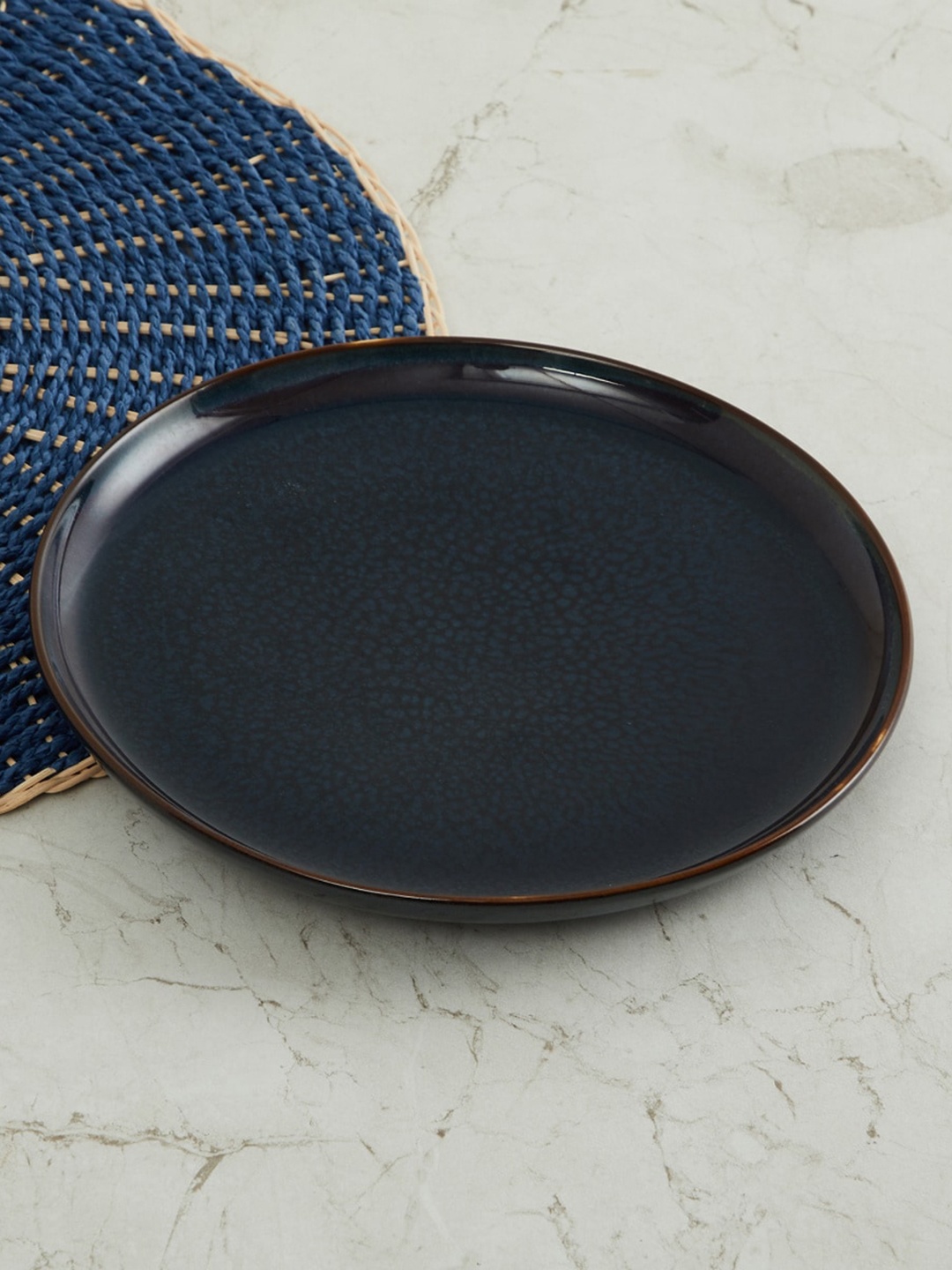 

Home Centre Blue Printed Porcelain Side Plate