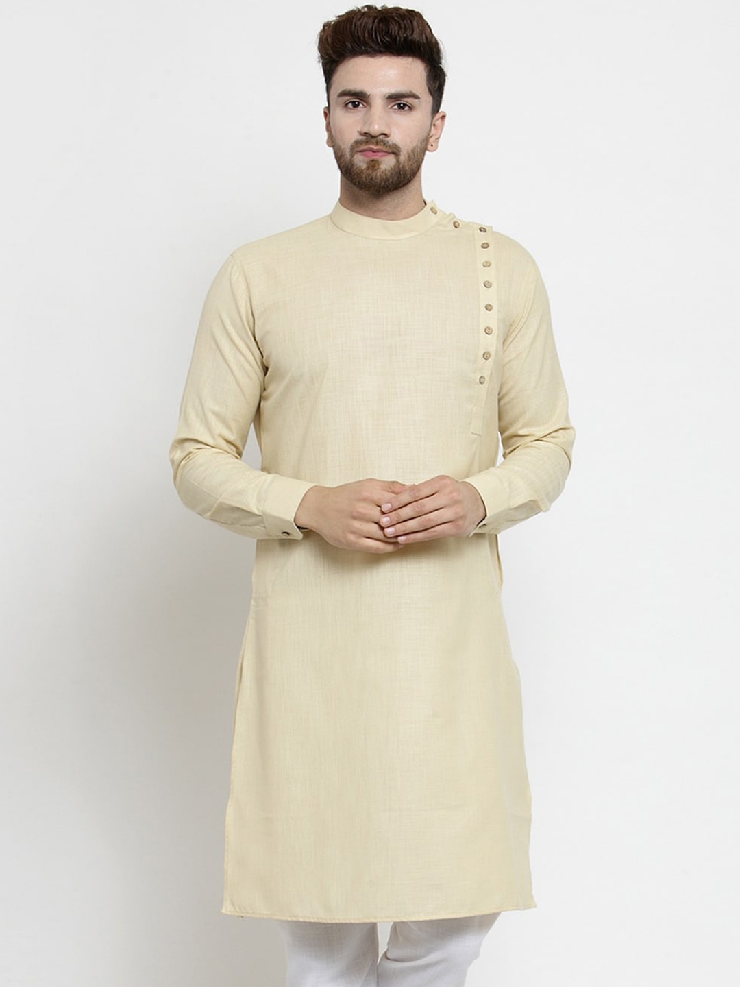 

TREEMODA Men Beige Kurta