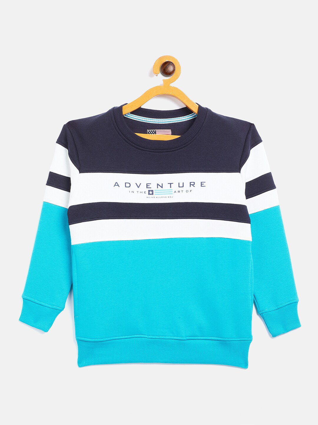 

Duke Boys Blue Colourblocked Sweatshirt