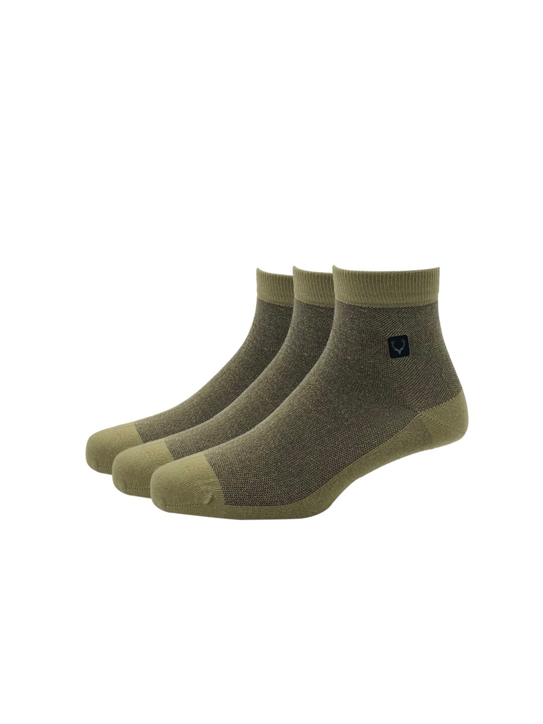 

Allen Solly Men Pack Of 3 Patterned Above Ankle-Length Socks, Beige