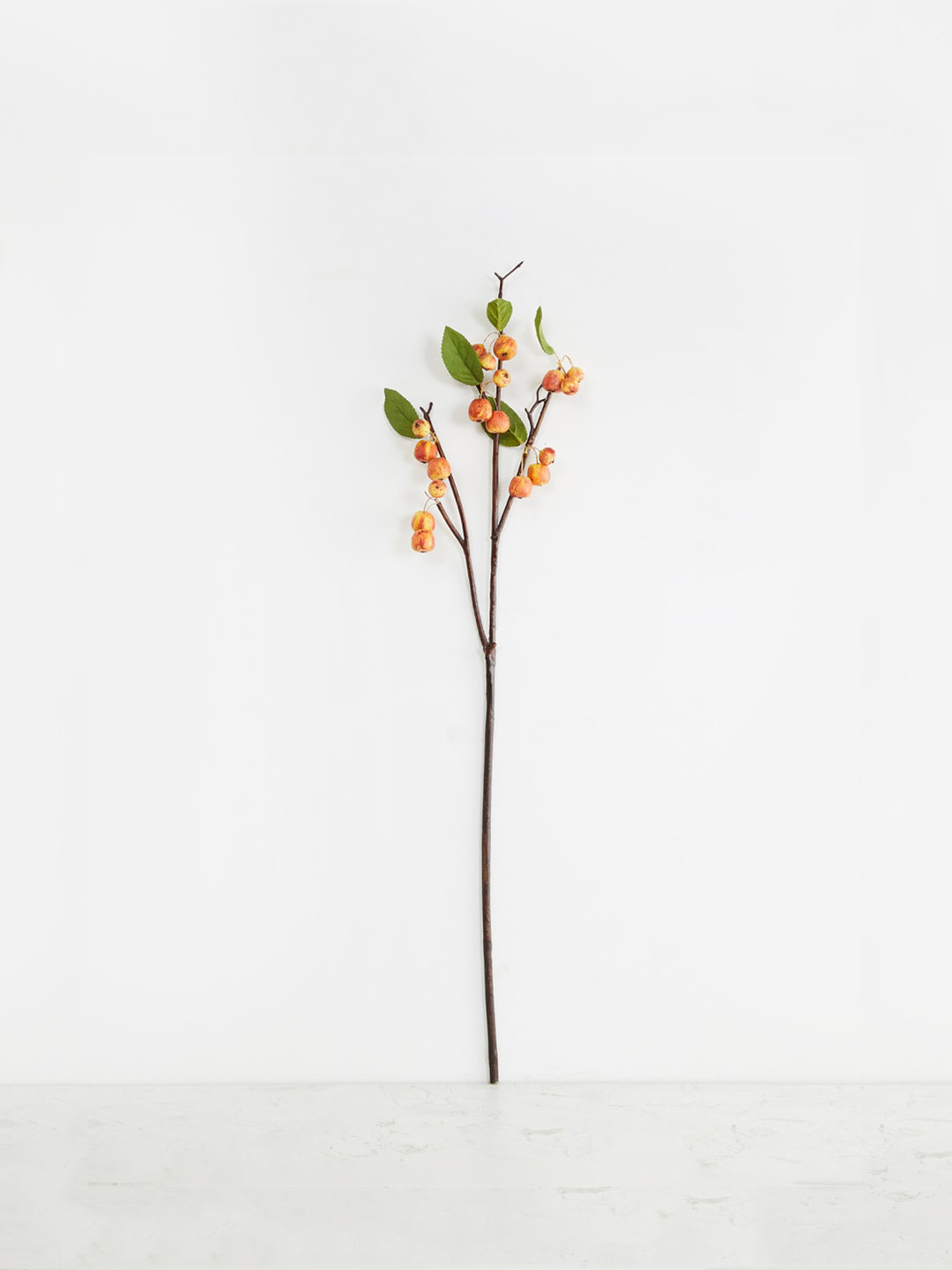 

Home Centre Orange Artificial Crabapple Branch