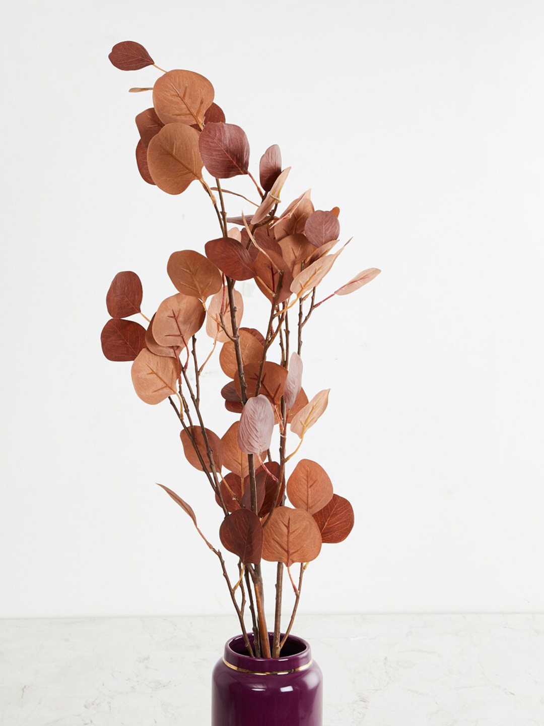 

Home Centre Brown Solid Artificial Leaf Branch