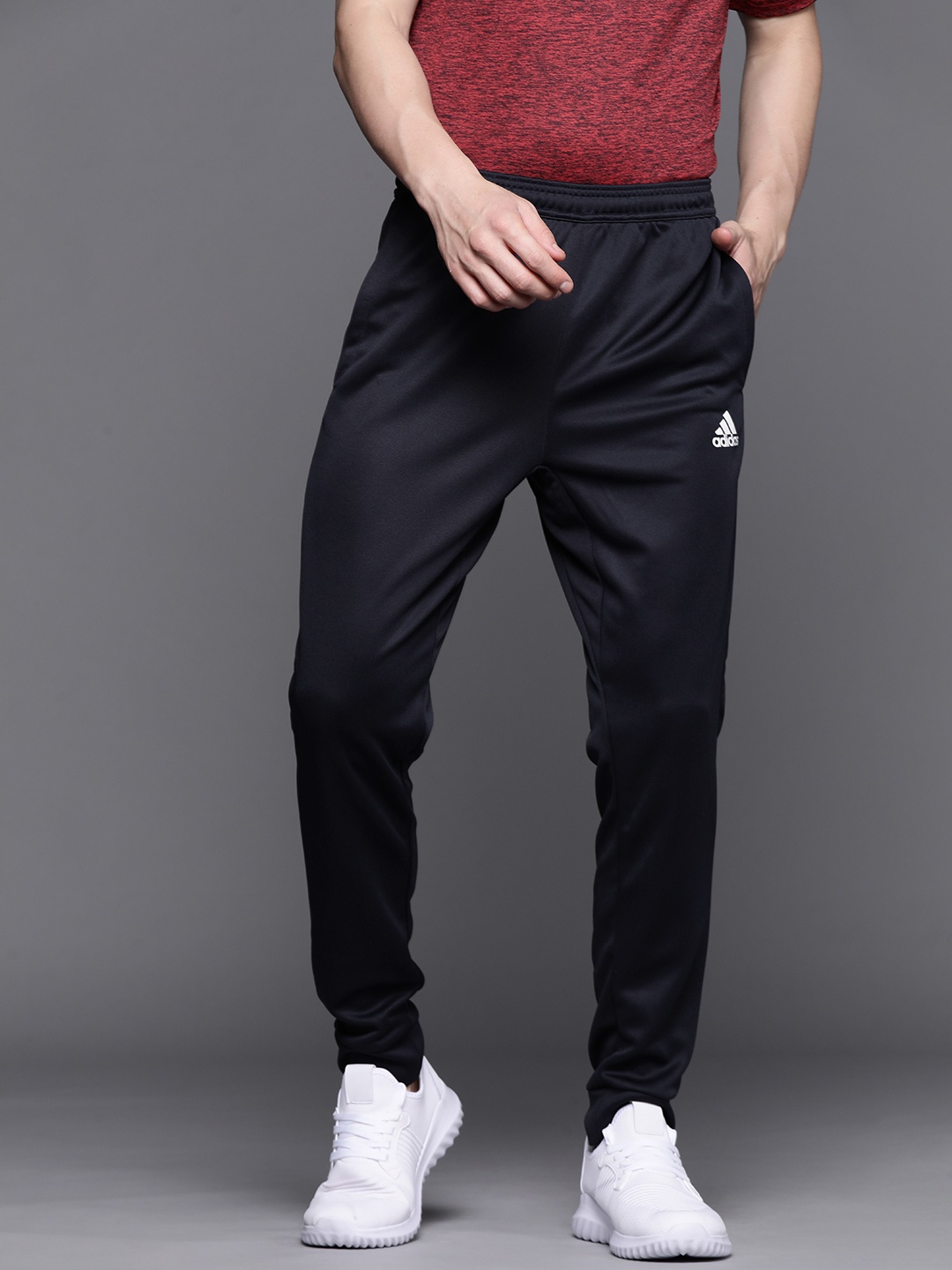 

ADIDAS Men Black Aeroready Designed 2 move Sustainable Track Pants