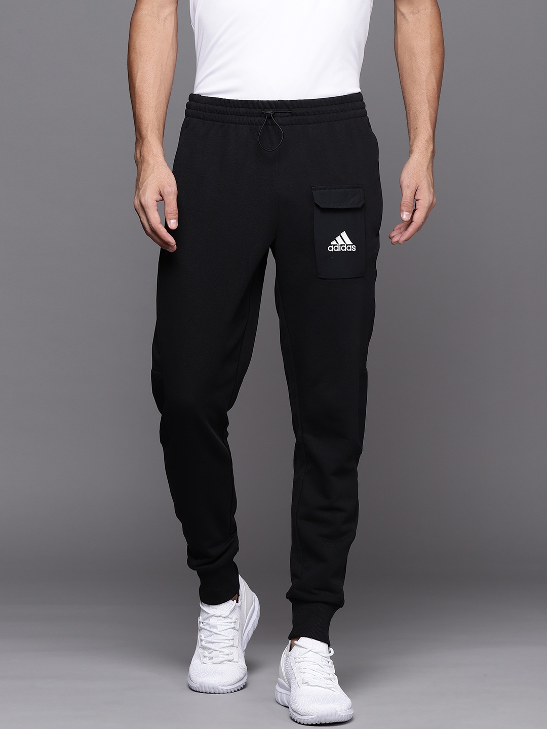 

ADIDAS Men Black Solid Training Joggers