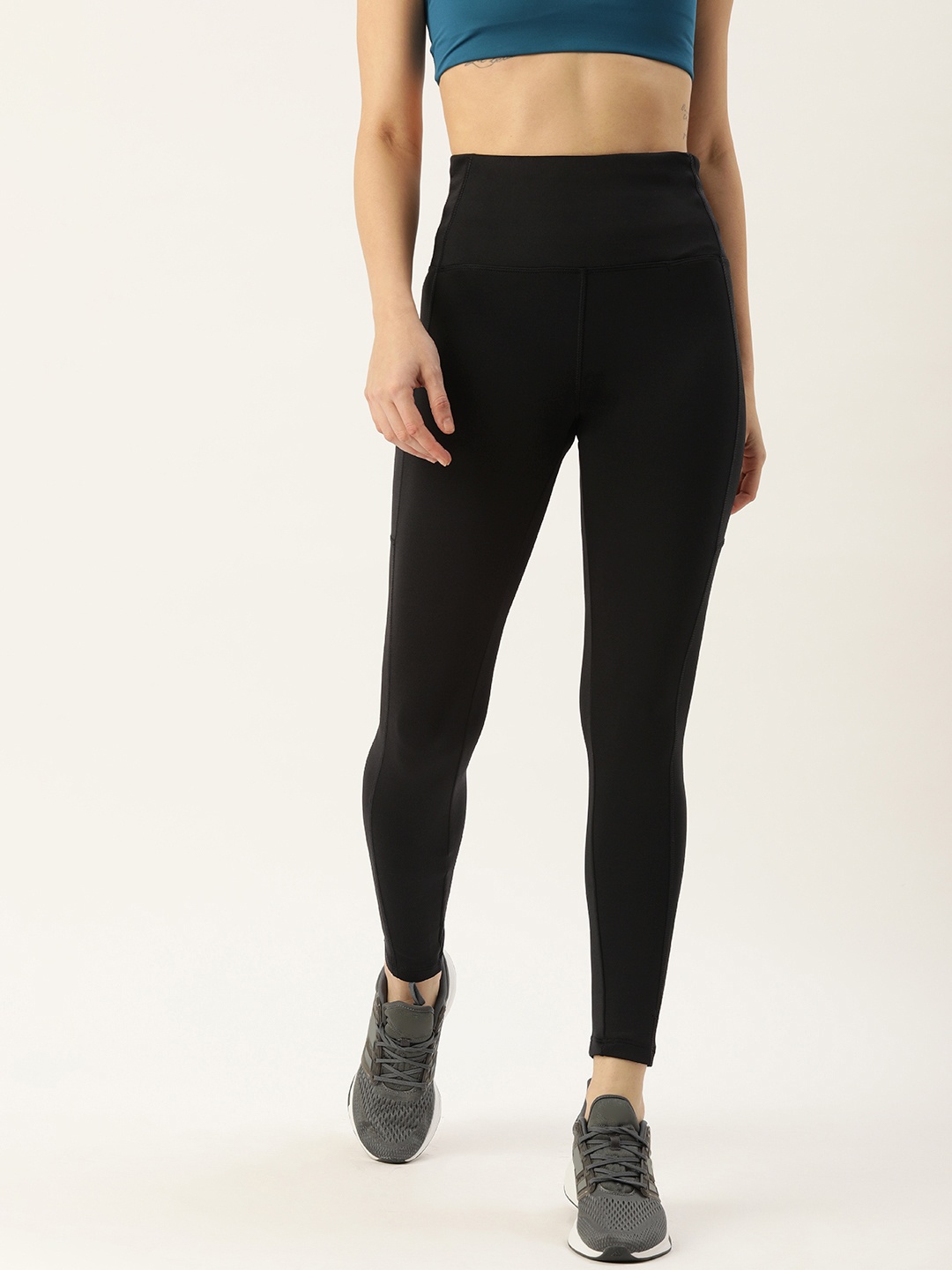 

FOREVER 21 Women Jet Black Legging