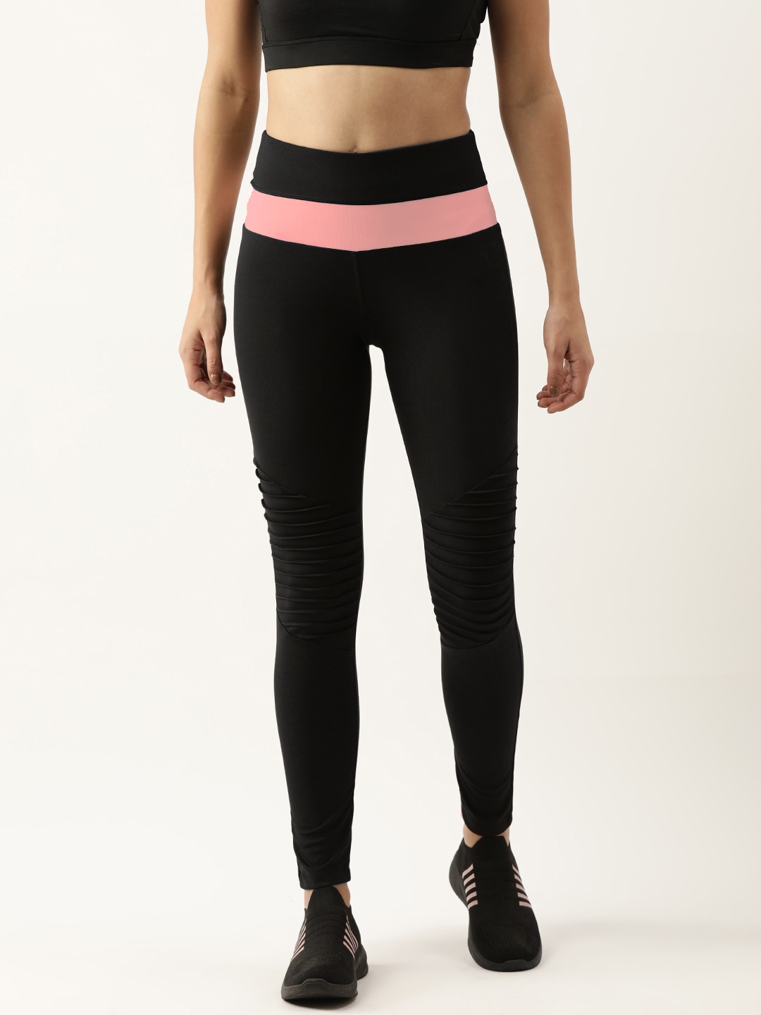 

FOREVER 21 Women Black Self-designed High Rise Legging