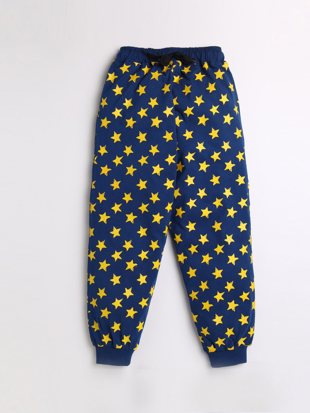 

Dear to Dad Boys Blue & Yellow Printed Regular Fit Joggers