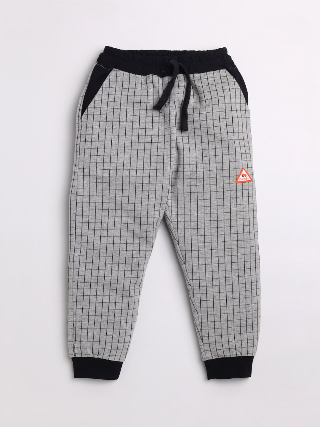 

Dear to Dad Boys Grey & Black Checked Joggers