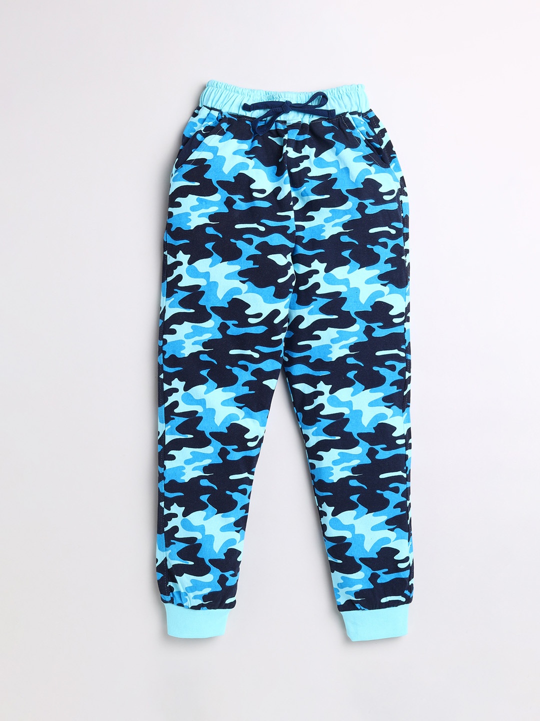 

Dear to Dad Boys Blue & White Camouflage Printed Cotton Joggers