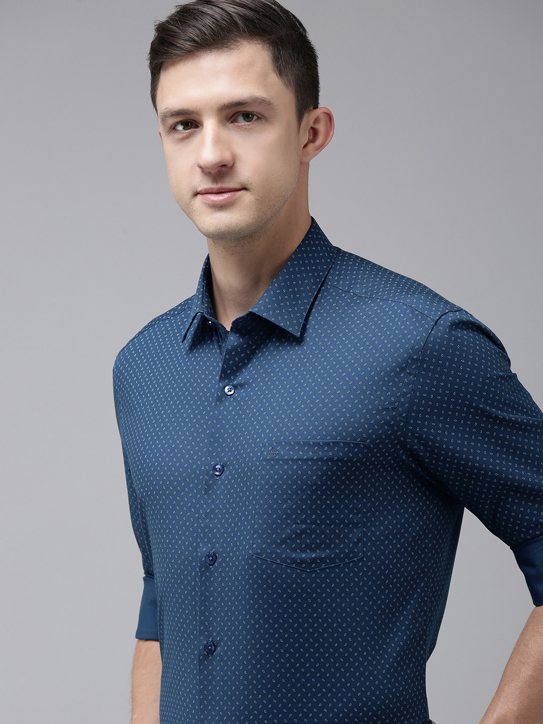 

Arrow Men Blue Original Slim Fit Printed Formal Shirt