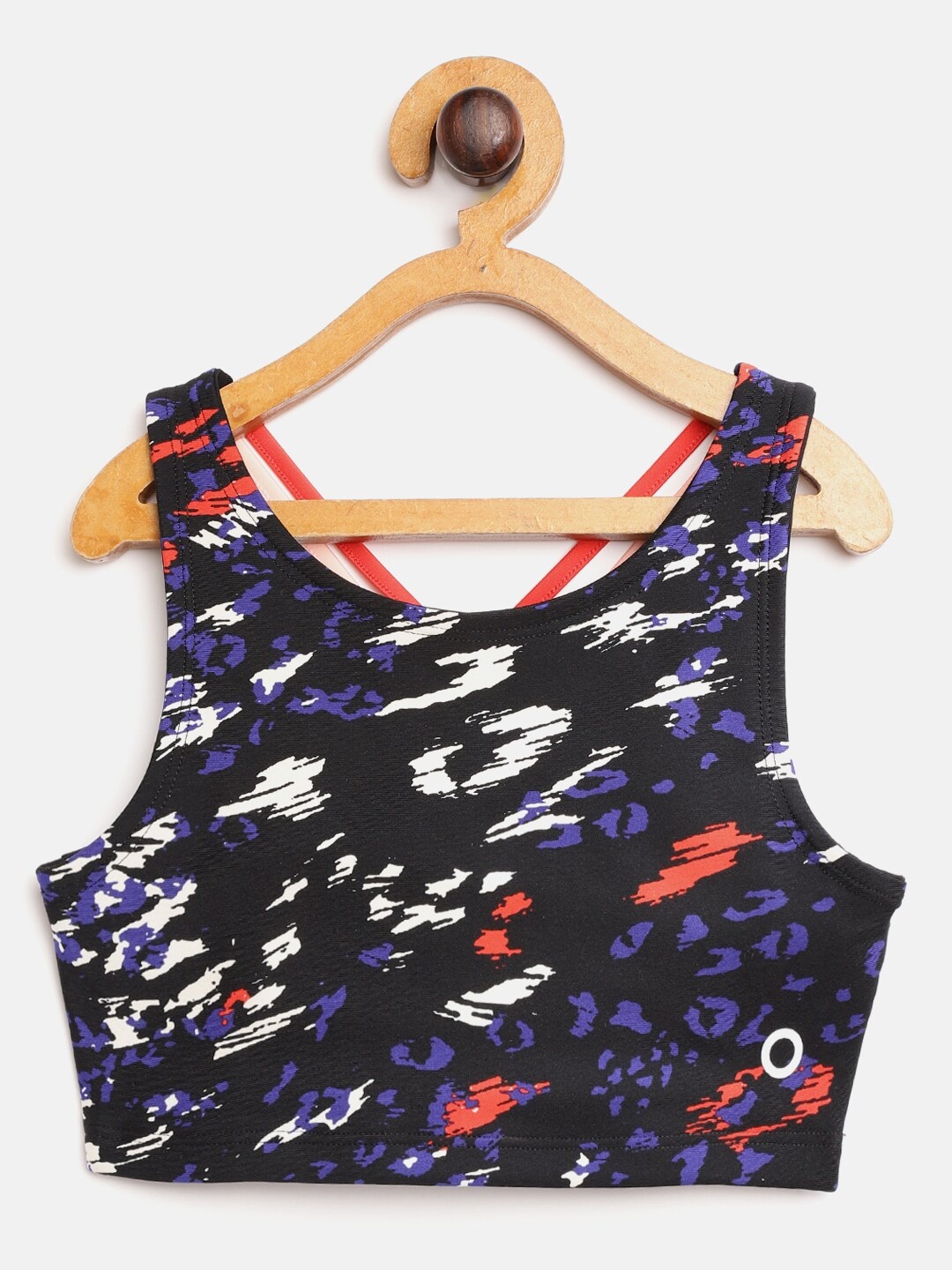 

Marks & Spencer Girls Black & White Printed Bralette Crop Top