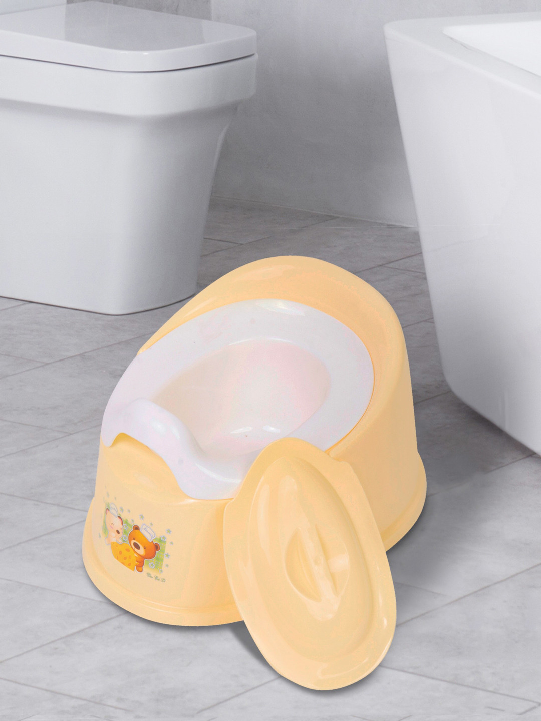 

Baby Moo Western Style Toilet Training Potty Chair, Yellow