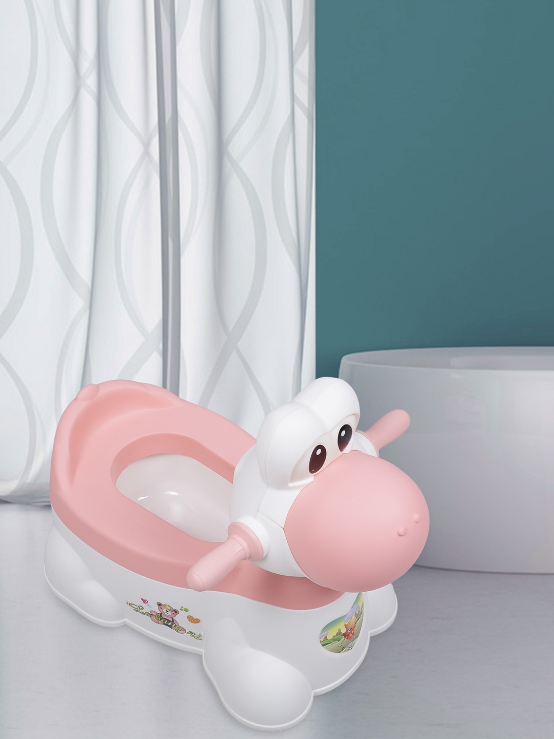 

Baby Moo Pink Puppy Design Toilet Training Potty Chair