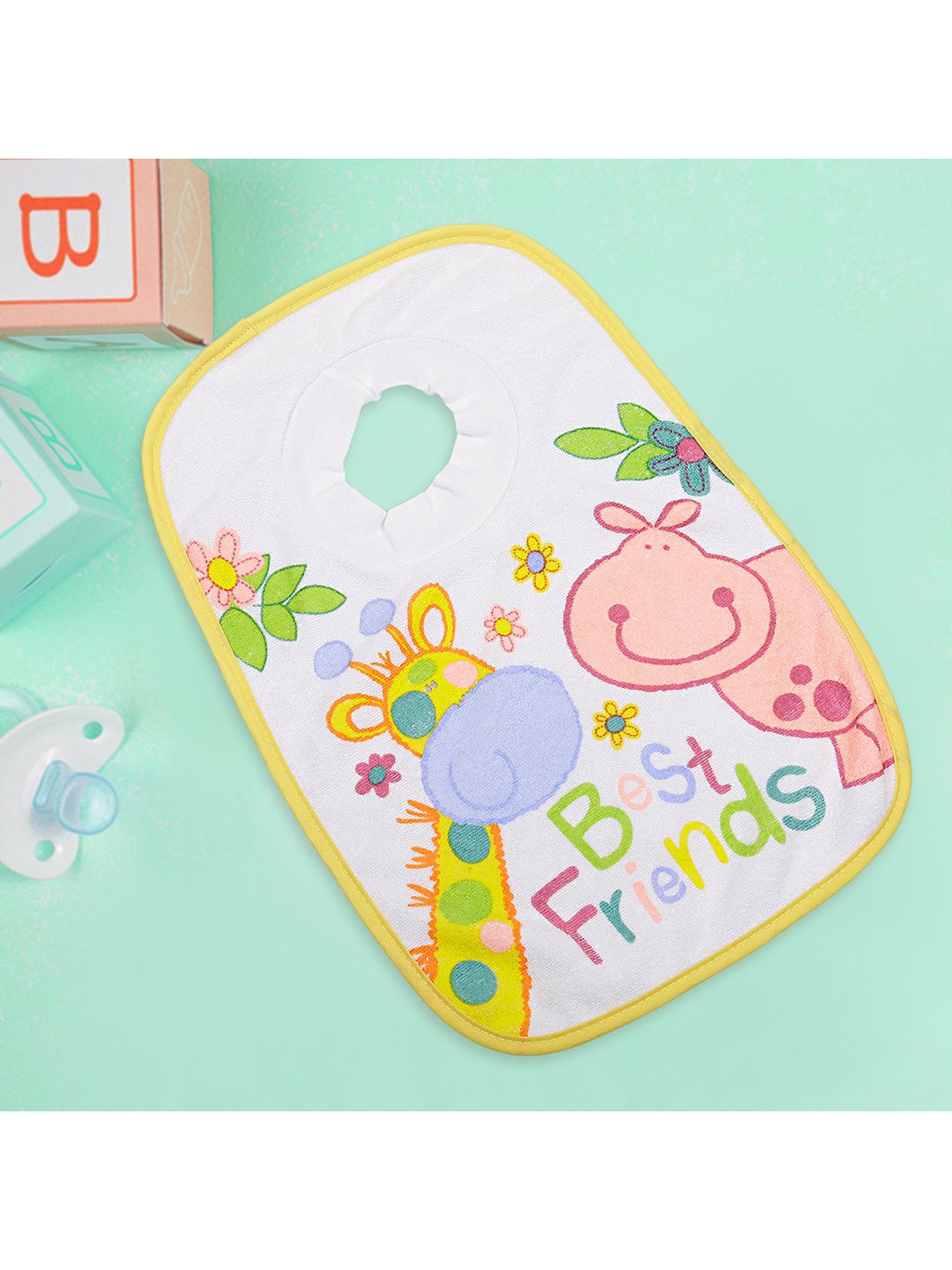 

Baby Moo Infants Multicoloured Printed Feeding Bib, Multi