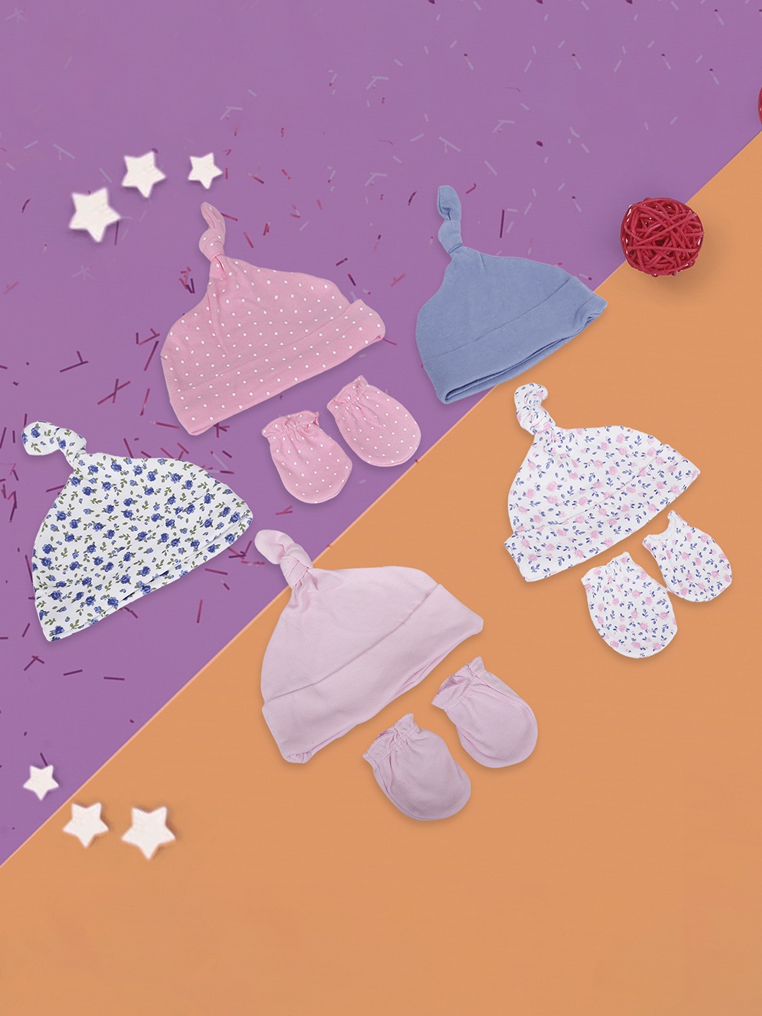 

Baby Moo Infants Set Of 8 Apparel Gift Set, Pink