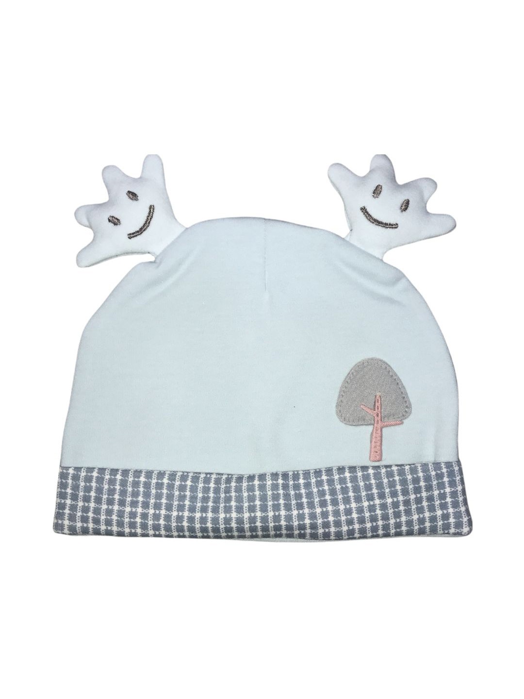 

Baby Moo Infant Kids Cotton Cap, Blue