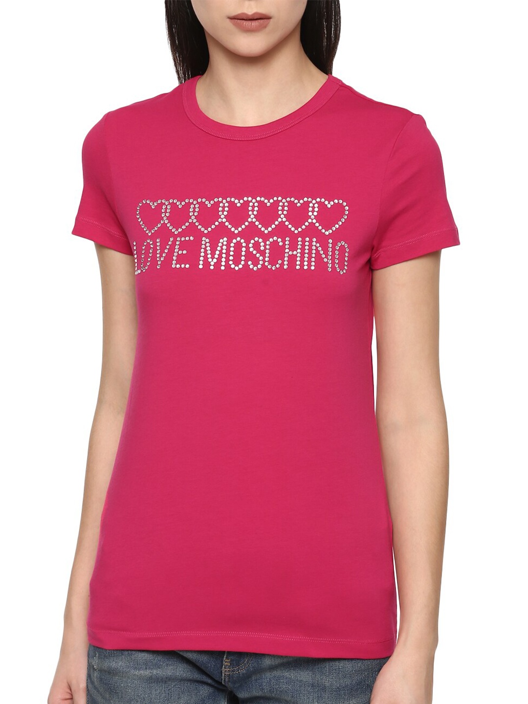

LOVE MOSCHINO Red Printed Top