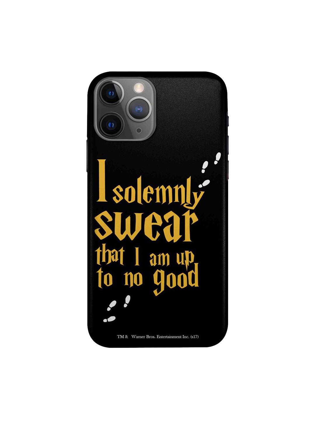 

CelfieDesign Black & Yellow Solemnly Swear Printed iPhone 11 Pro Max Back Slim Cover