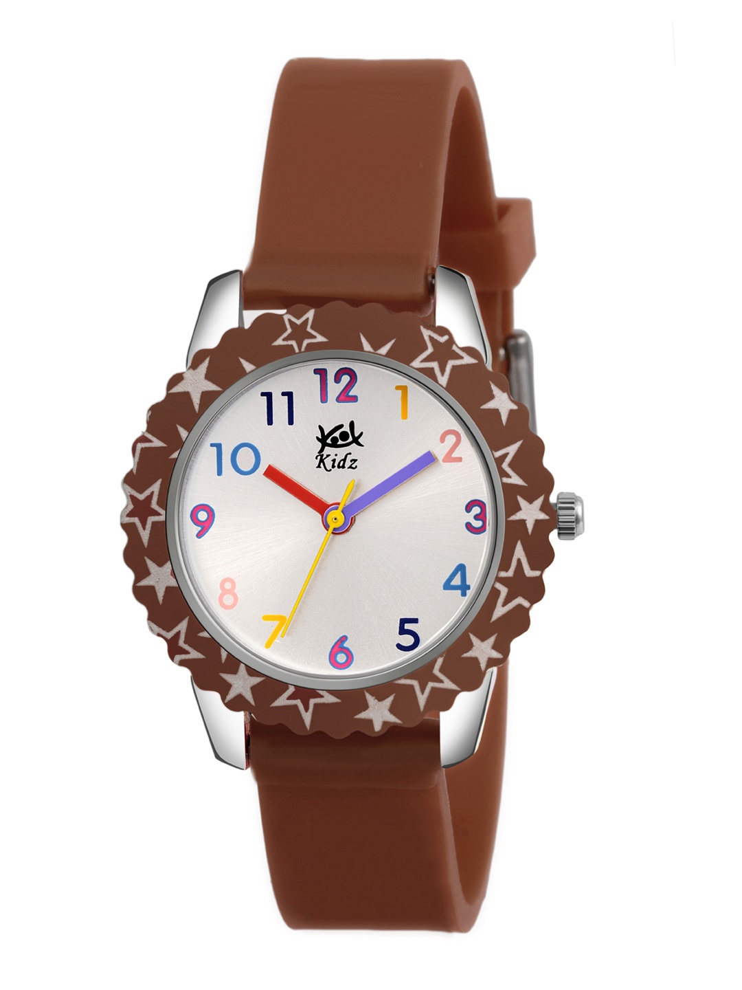 

Kool Kidz Kids Multicoloured Brass Dial & Brown Wrap Around Straps Analogue Watch DMK 47