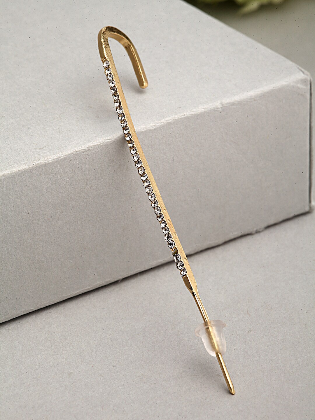

Ferosh Gold-Toned Contemporary Ear Cuff Earrings