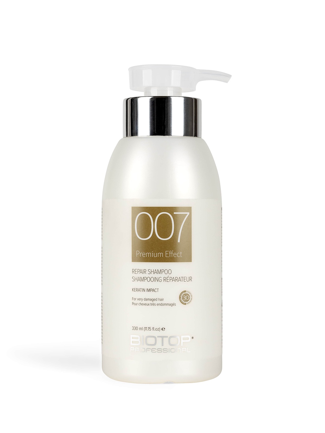 

BIOTOP PROFESSIONAL 007 Keratin Impact Shampoo 330 ml, Transparent