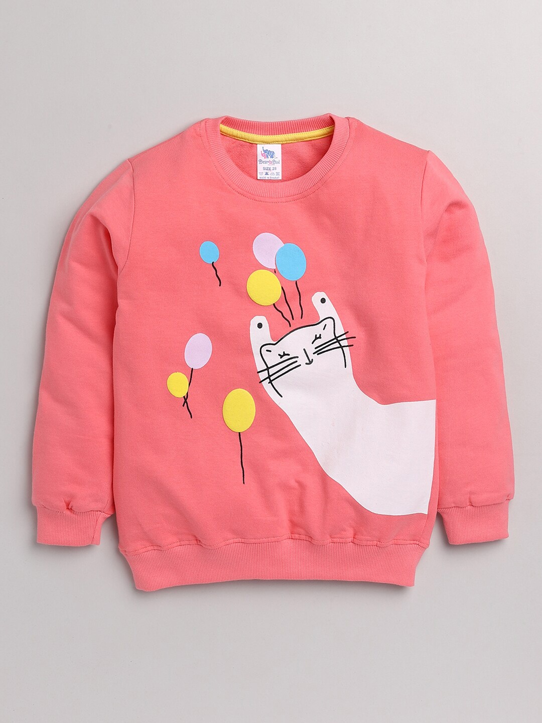 

Dear to Dad Girls Pink Printed Sweatshirt