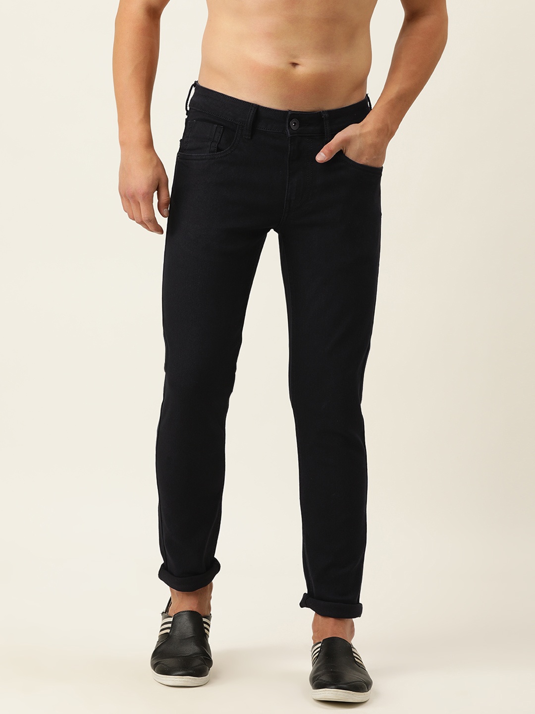 

Flying Machine Men Black Jackson Skinny Fit Low-Rise Stretchable Jeans