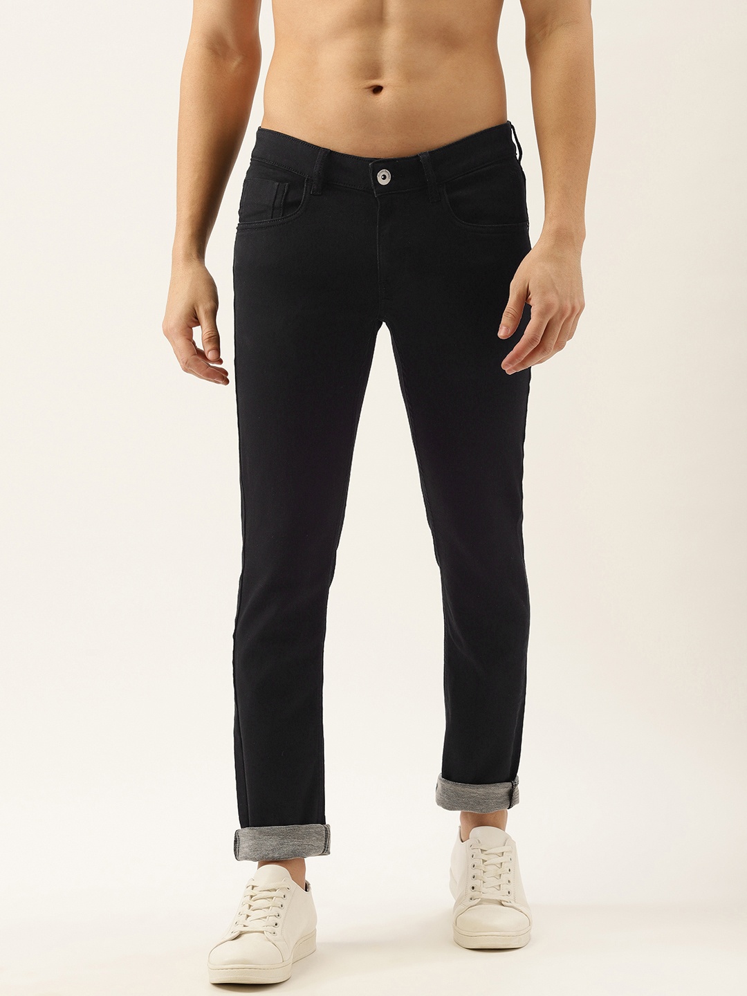 

Flying Machine Men Black Jackson Slim Fit Low-Rise Stretchable Jeans