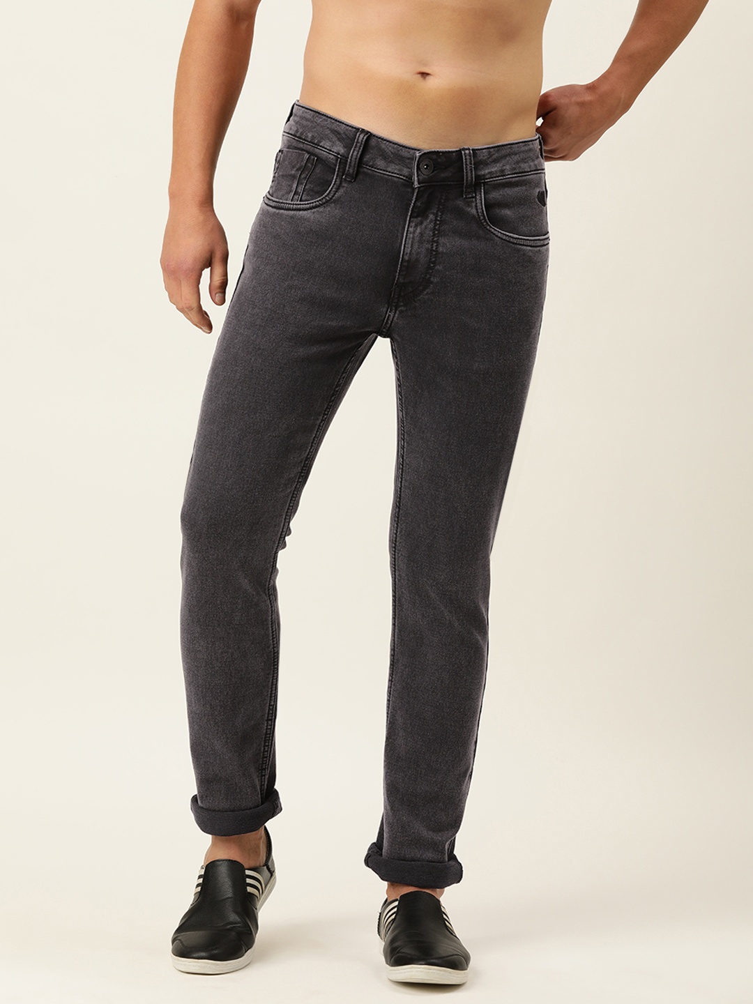 

Flying Machine Men Black Jackson Slim Fit Stretchable Jeans