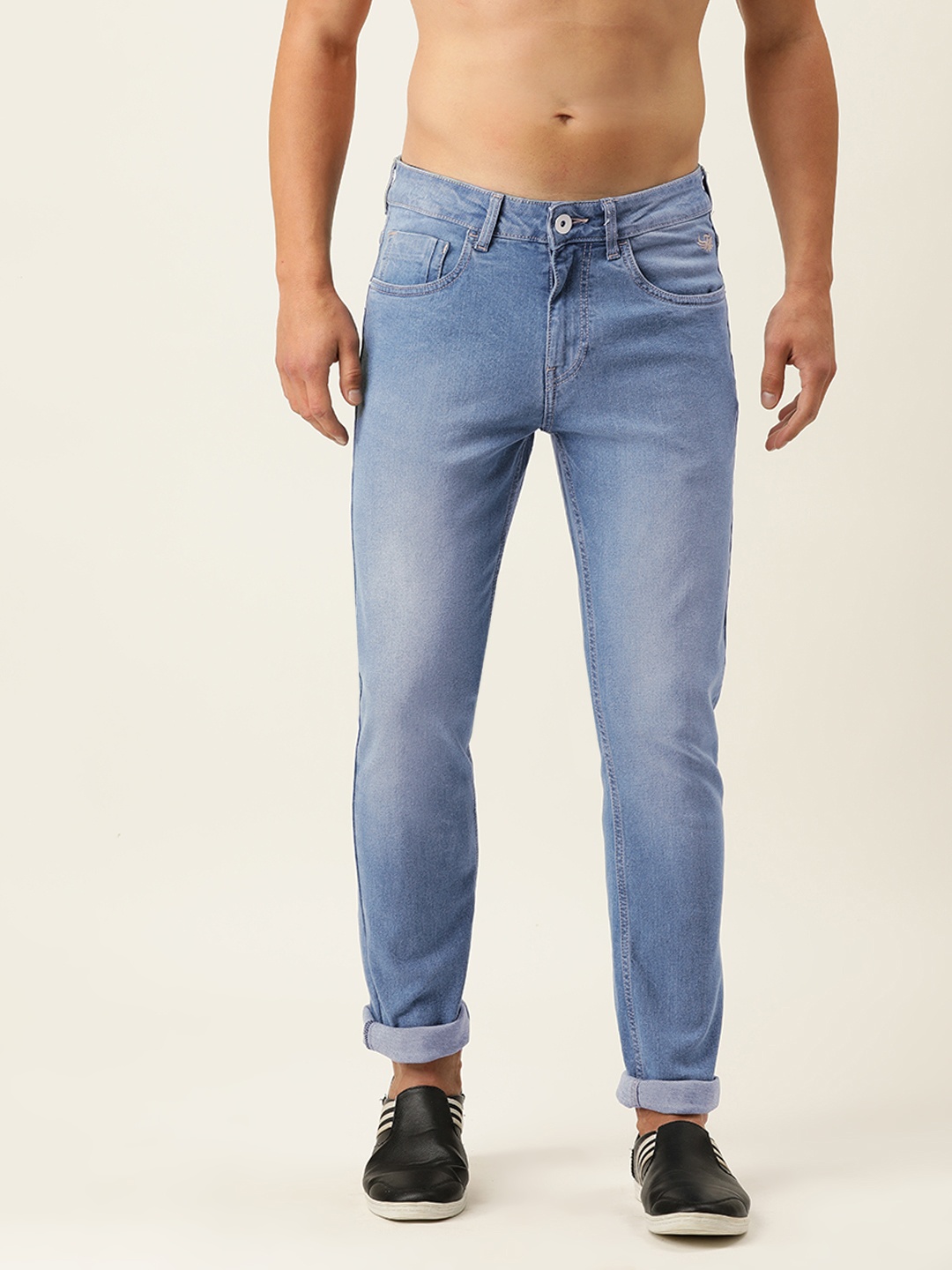 

Flying Machine Men Blue Micheal Slim Fit Light Fade Stretchable Jeans