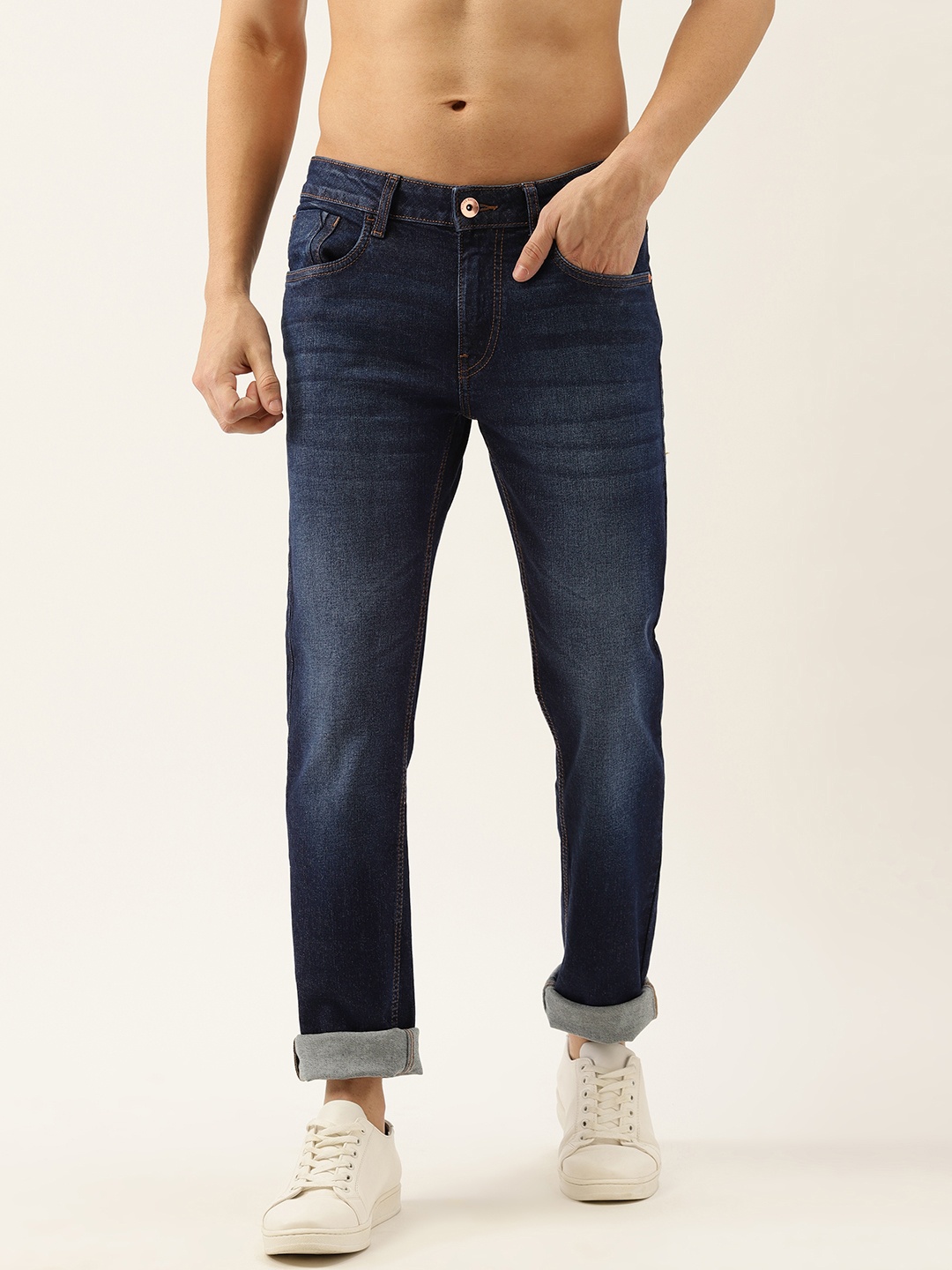

Flying Machine Men Blue Jackson Slim Fit Light Fade Cotton Stretchable Jeans