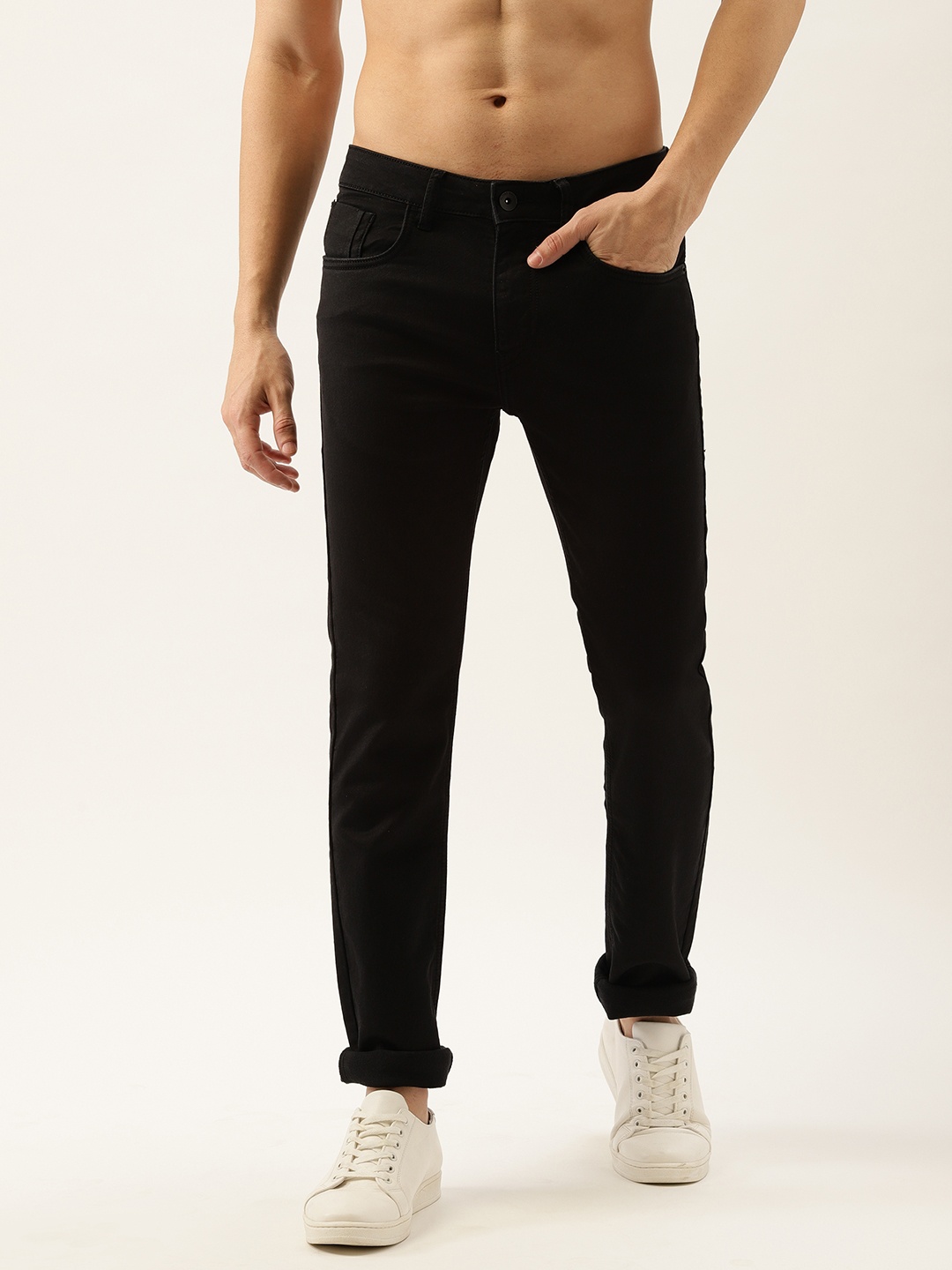 

Flying Machine Men Black Jackson Slim Fit Stretchable Jeans