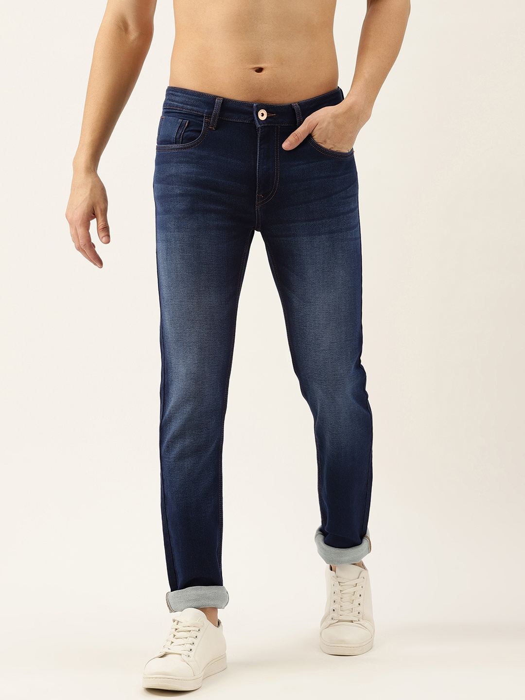 

Flying Machine Men Blue Jackson Slim Fit Light Fade Cotton Stretchable Jeans