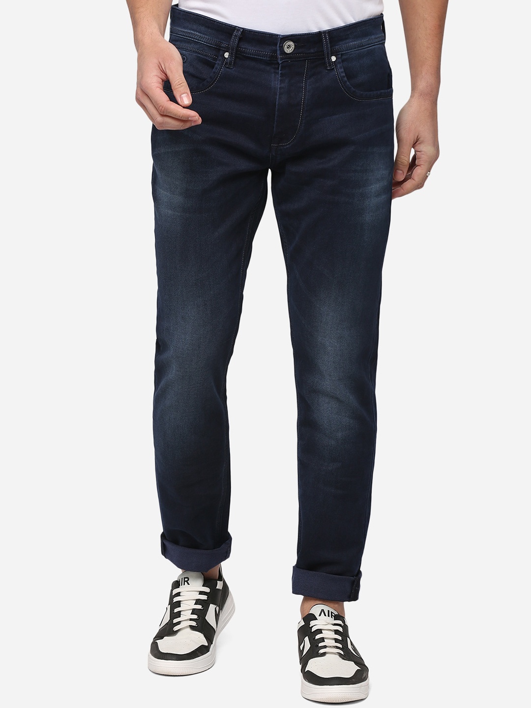 

JADE BLUE Men Blue Slim Fit Light Fade Stretchable Jeans