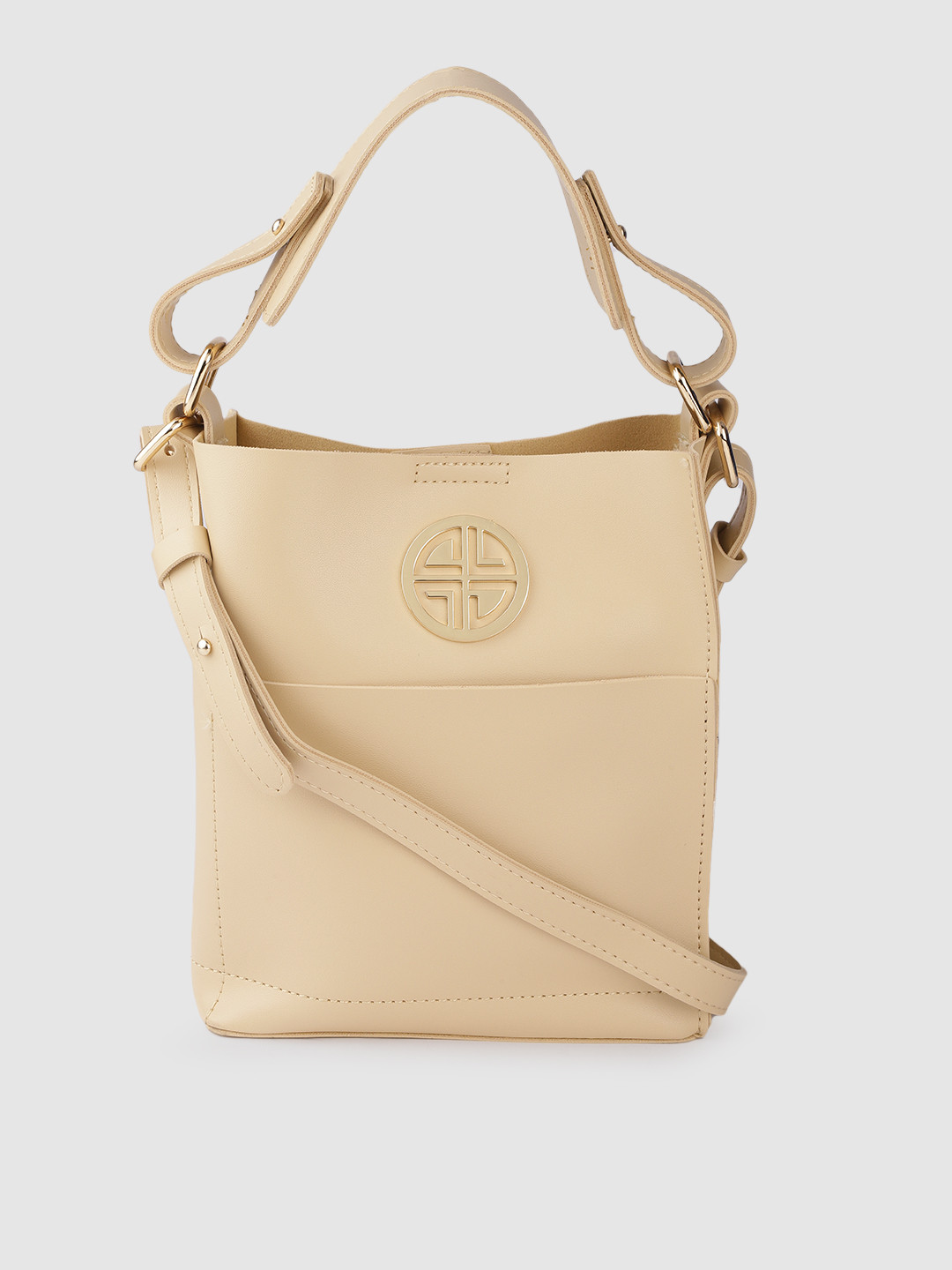 

Carlton London Beige Shopper Shoulder Bag