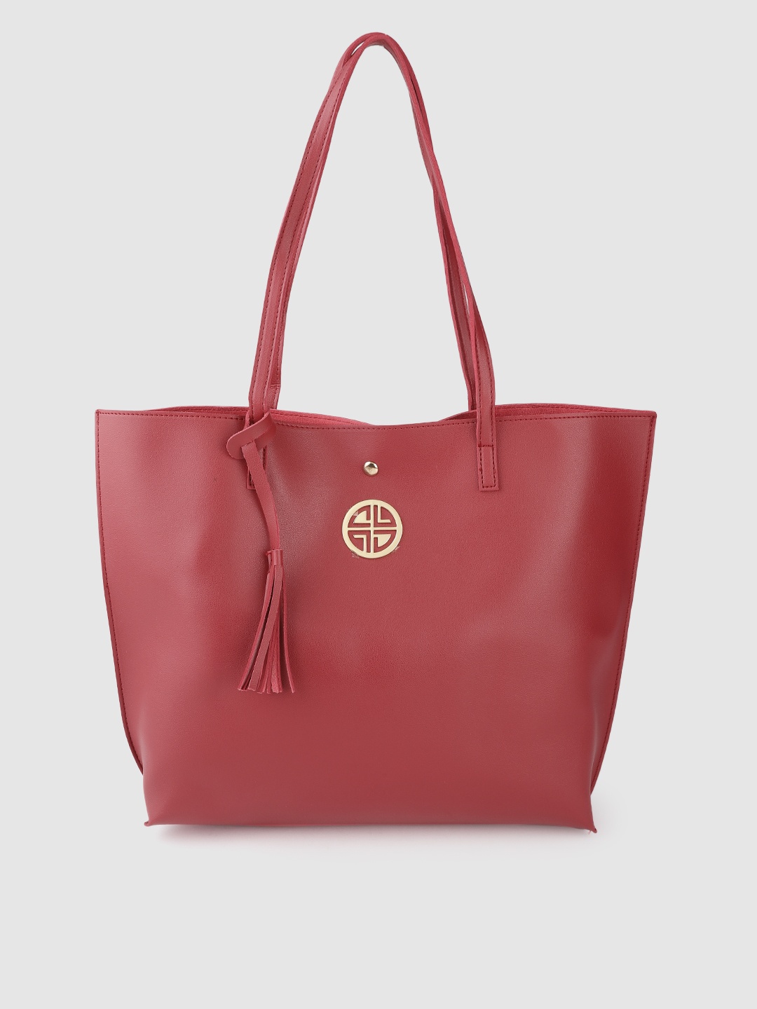 

Carlton London Red Shopper Shoulder Bag