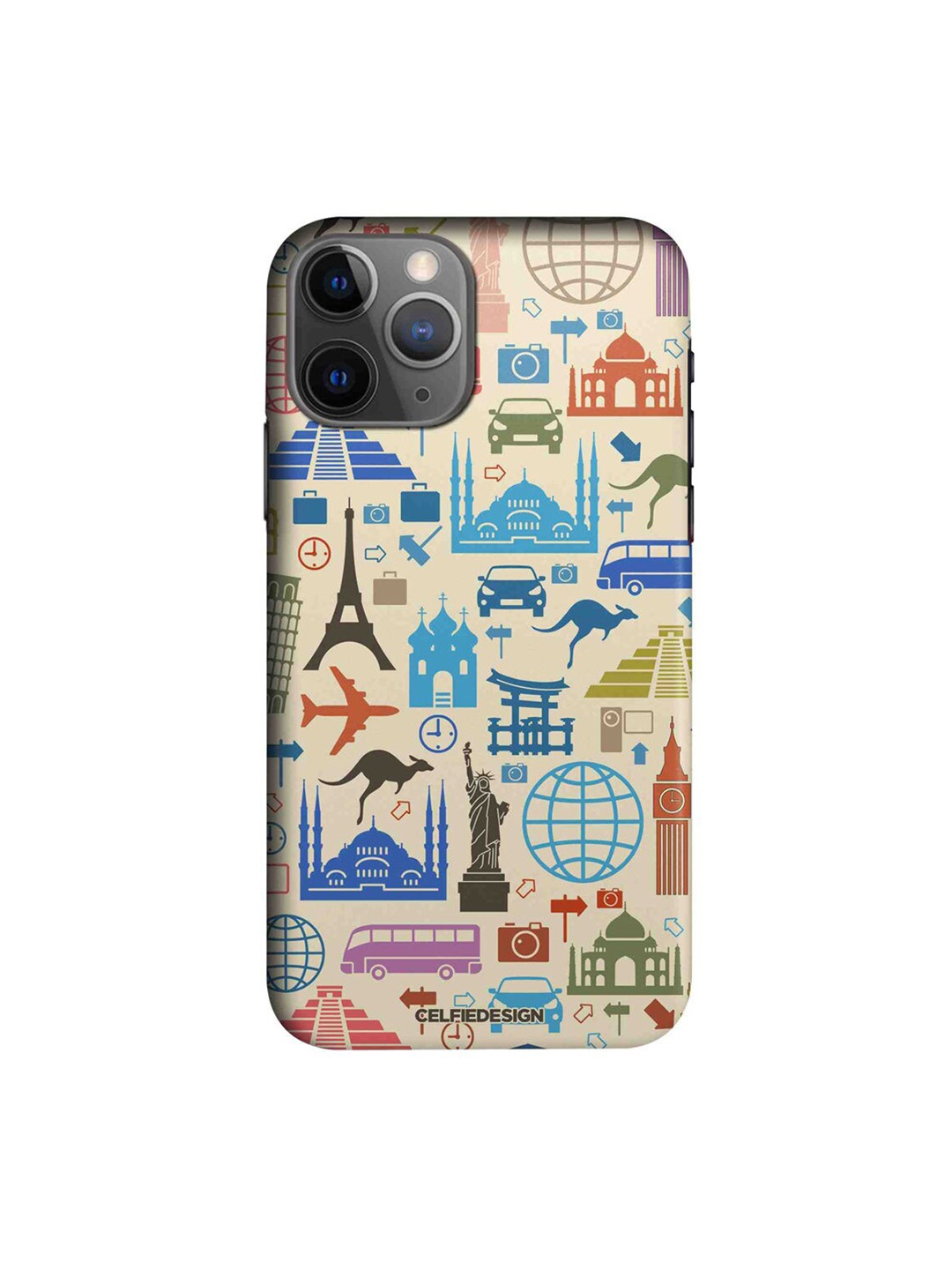 

CelfieDesign Beige Travel Lover iPhone 11 Pro Max Slim Case