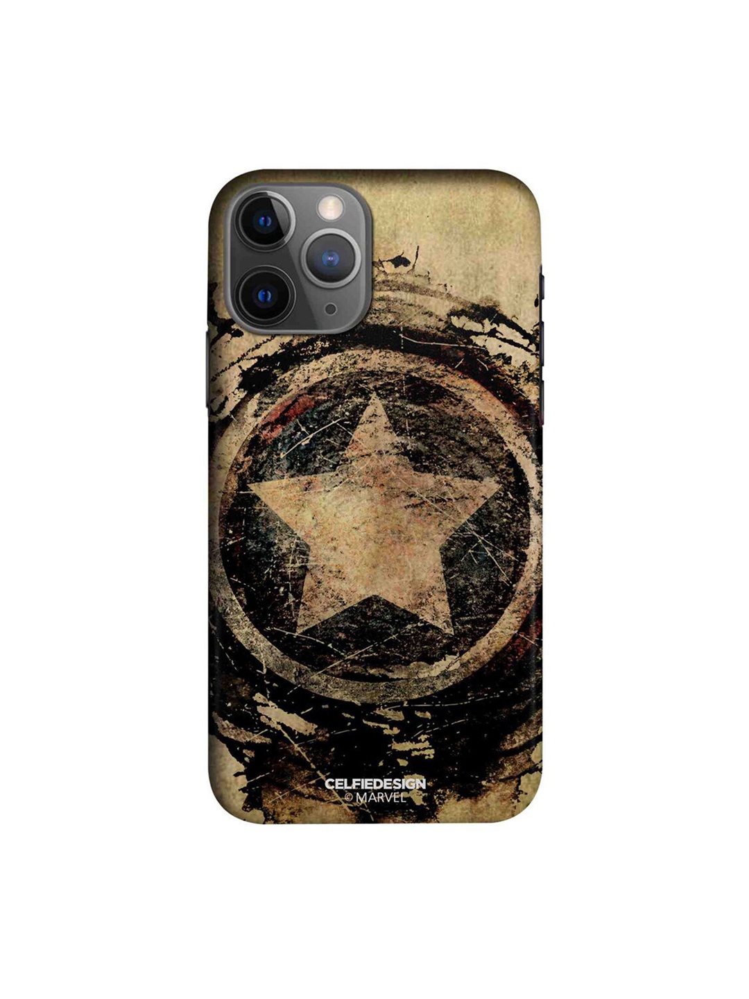 

CelfieDesign Taupe Symbolic Captain Shield - iPhone 11 Pro Max Slim Back Case