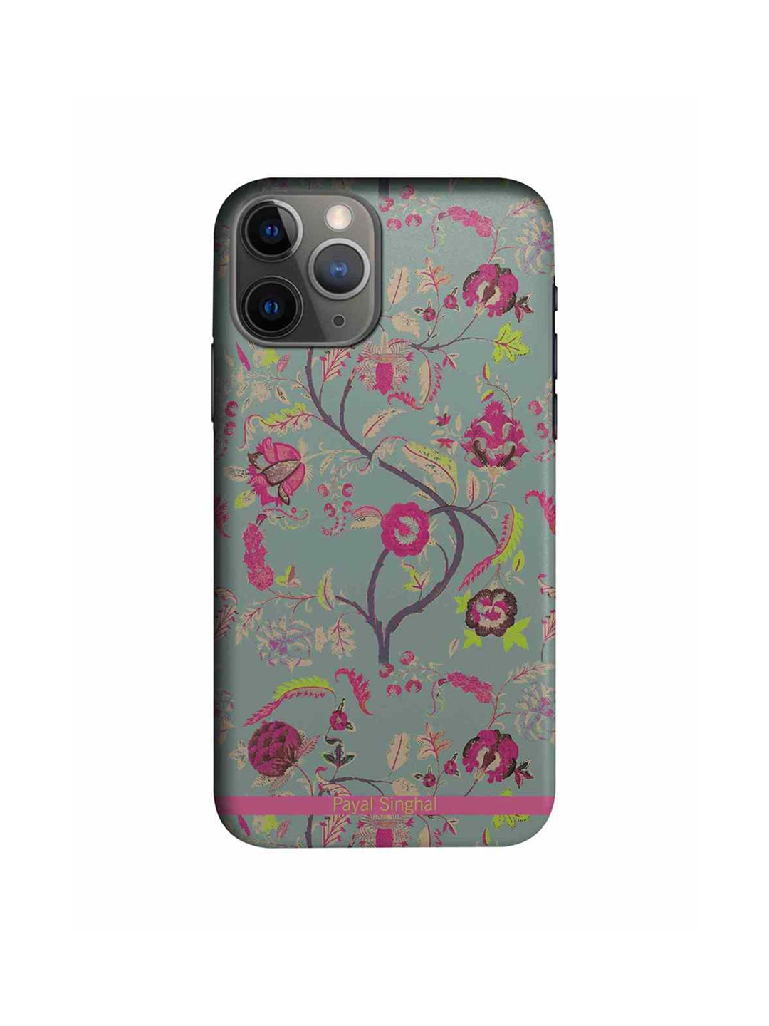 

CelfieDesign Green & Pink Payal Singhal Chintz Print iPhone 11 Pro Max Back Case