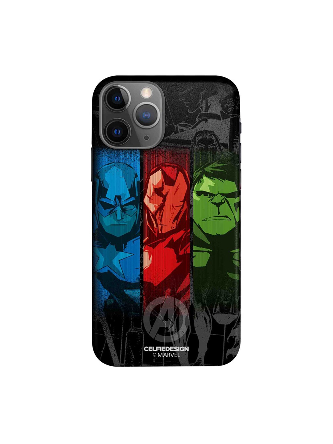 

CelfieDesign iPhone 11 Pro Max Avengers Sketch Printed Back case, Multi